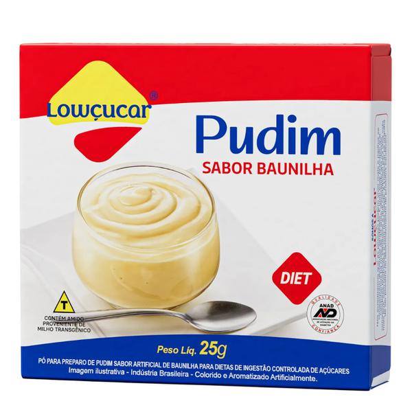 Pudim Lowcucar Zero 25g Baunilha