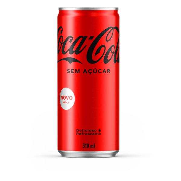 Refrig. Coca Cola 310ml Lata  Sem Acucar Oreo