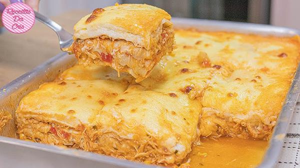 Rest Lasanha Frango Kg Com Molho Branco