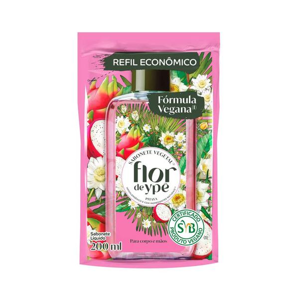 Sab. Liq Flor De Ype Refil 200ml Pitaya