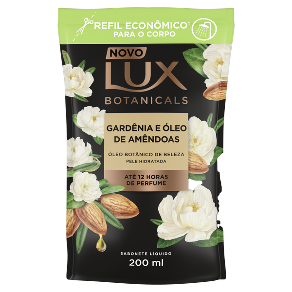 Sab. Lux Liq. Refil 200ml Gardenea e Oleo De Amendoas