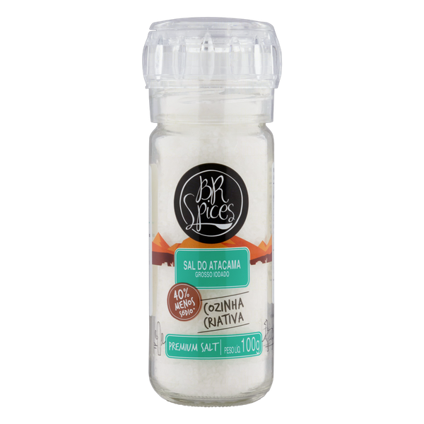 Sal Do Atacama Br Spices Moedor 100g 40% Menos Sodio