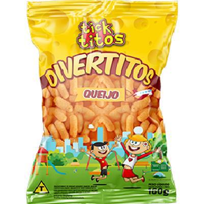 Salg. Tick Titos Divertidos Queijo  160g