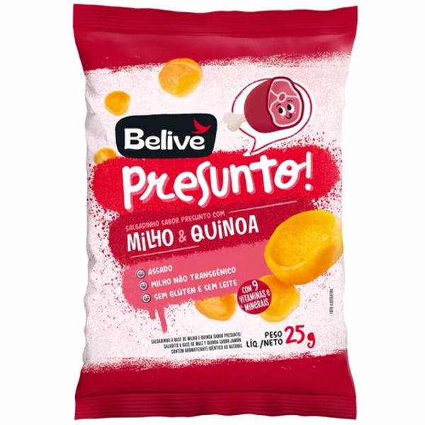 Salgadinho Belive Presunto 25g Milho & Quinoa
