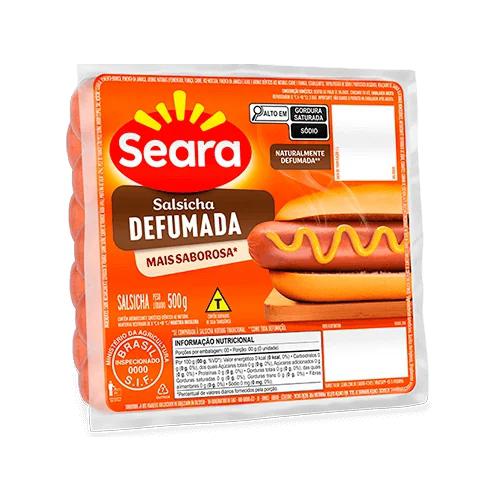 Salsicha Seara 500g Hot Dog Defumada