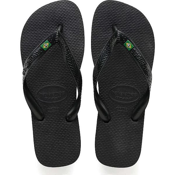 Sandalias Hav.Brasil 45/46 Preto