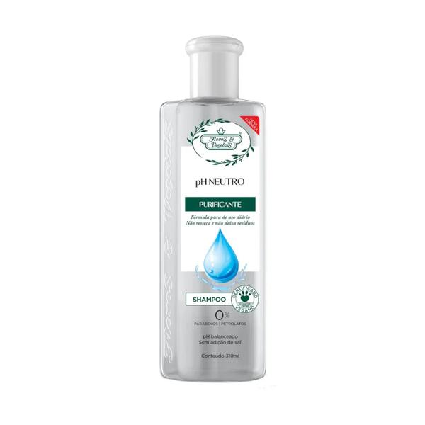 Shampoo Flores e Vegetais 310ml Anti Frizz Antiquebra