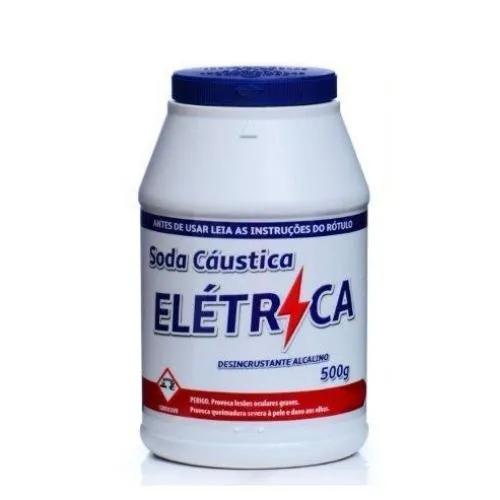 Soda Caustica Eletrica 500g Pote