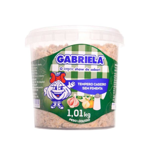 Tempero Gabriela S/ Pimenta 1kg