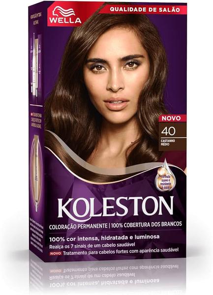 Tintura Koleston 40 Castanho Medio