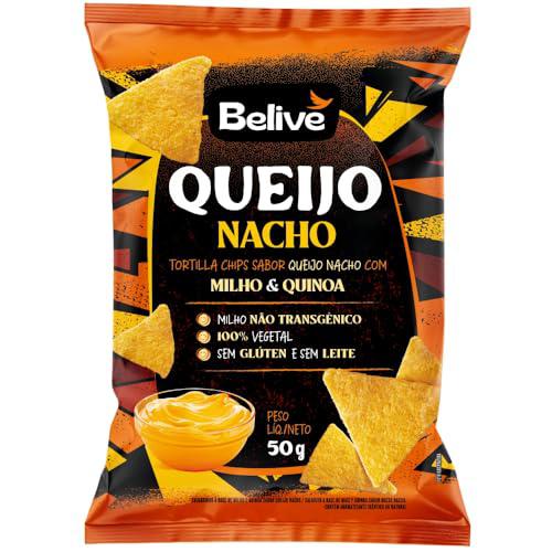 Tortilha Belive Queijo Nacho 50g Milho & Quinoa