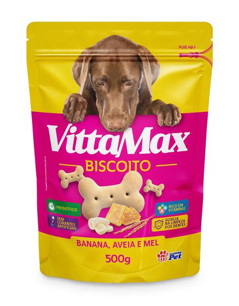 Vittamax Biscoito Banana Aveia e Mel  500g