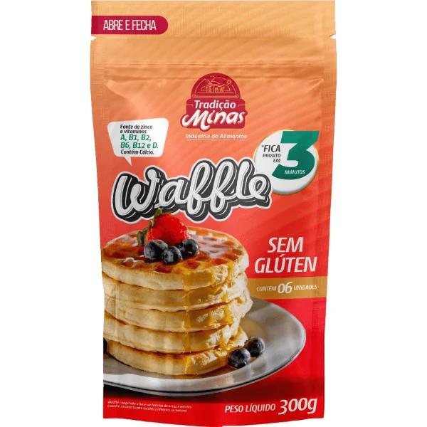 Waffle Tradicao Minas 300g Sem Gluten