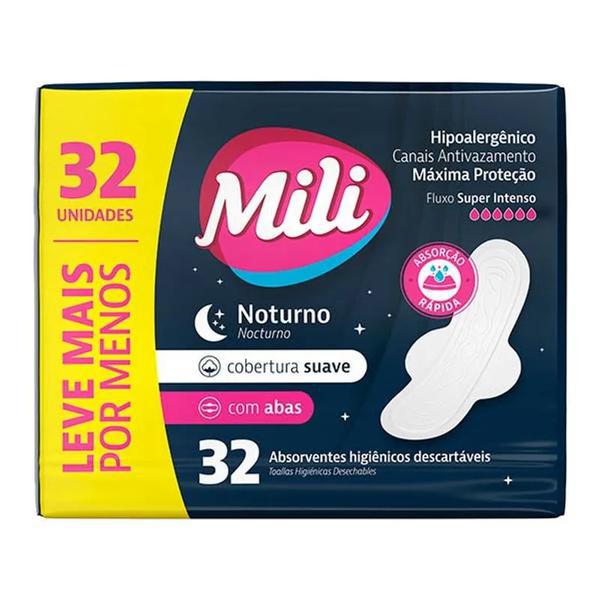 ABS MILI MULHER NOT DISCRETO ULT SUAVE C ABAS 32 UNID