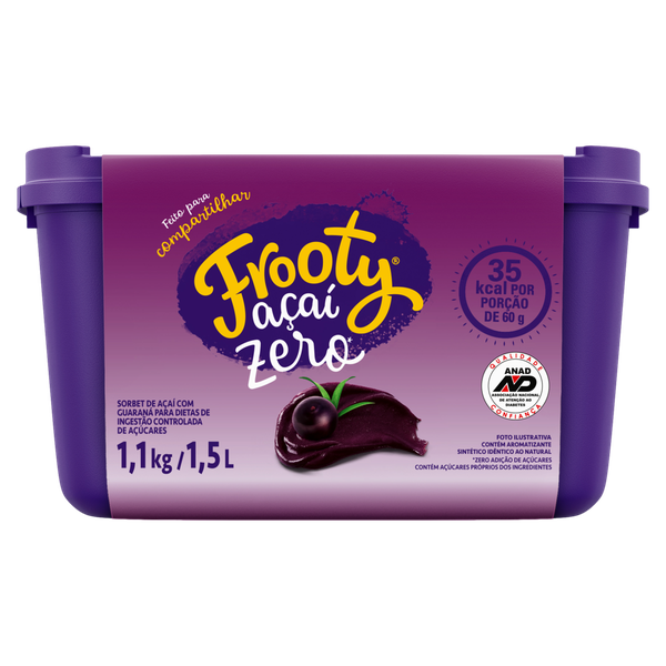 ACAI FROOTY CREMOSO ZERO PT 1,5L