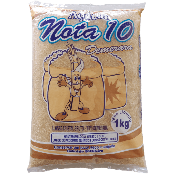 ACUCAR DEMERARA NOTA 10 1KG