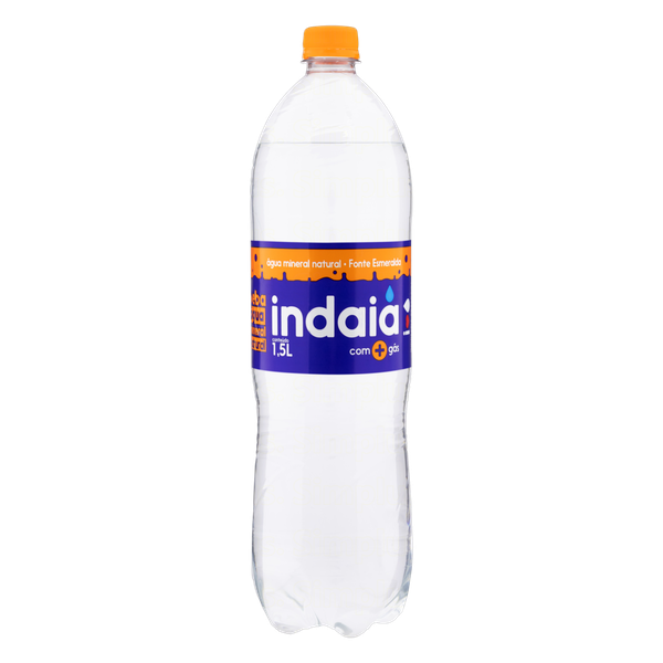 AGUA MINERAL INDAIA C GAS PET 1,5L