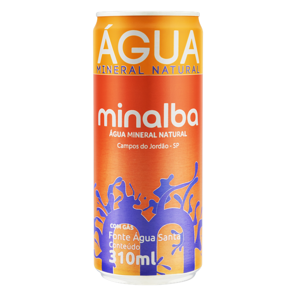 AGUA MINERAL MINALBA C GAS LT 310ML