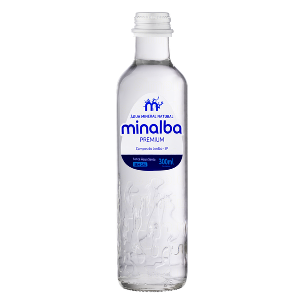 AGUA MINERAL MINALBA PREMIUM S GAS VD 300ML