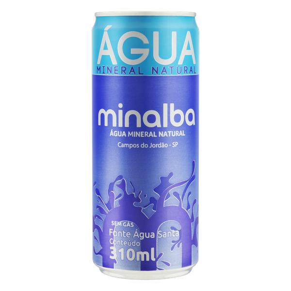 AGUA MINERAL MINALBA S GAS LT 310ML