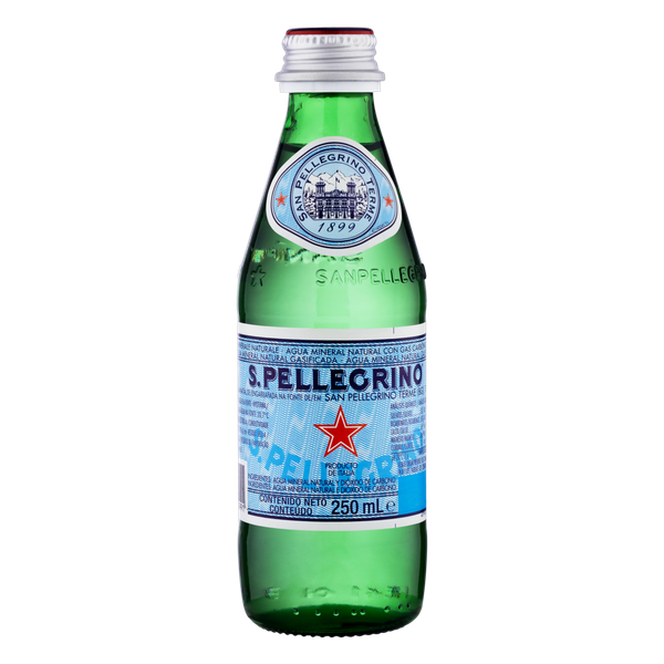 AGUA MINERAL SAN PELLEGRINO C GAS VD 250ML