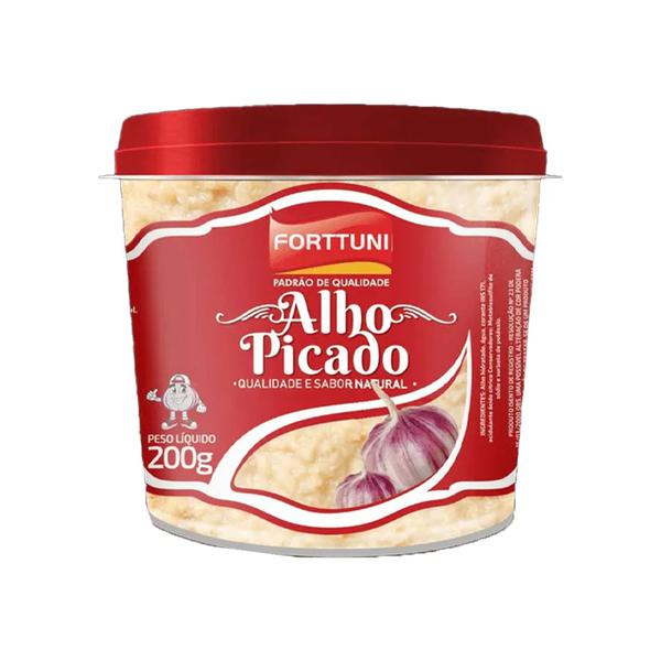 ALHO PICADO NATURAL FORTTUNI 200G