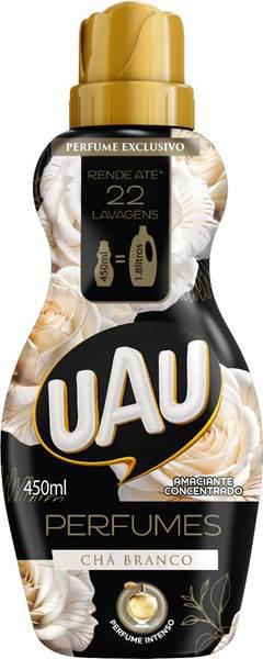AMACIANTE CONC UAU PERF CHA BRANCO 450ML