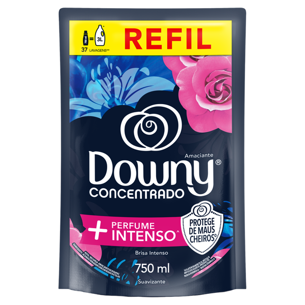 AMACIANTE DOWNY 4X BRISA + INTENSO SACHE 750ML