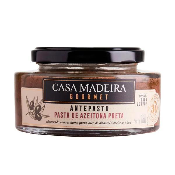 ANTEPASTO CASA MADEIRA PASTA AZEITONA PRETA 180G