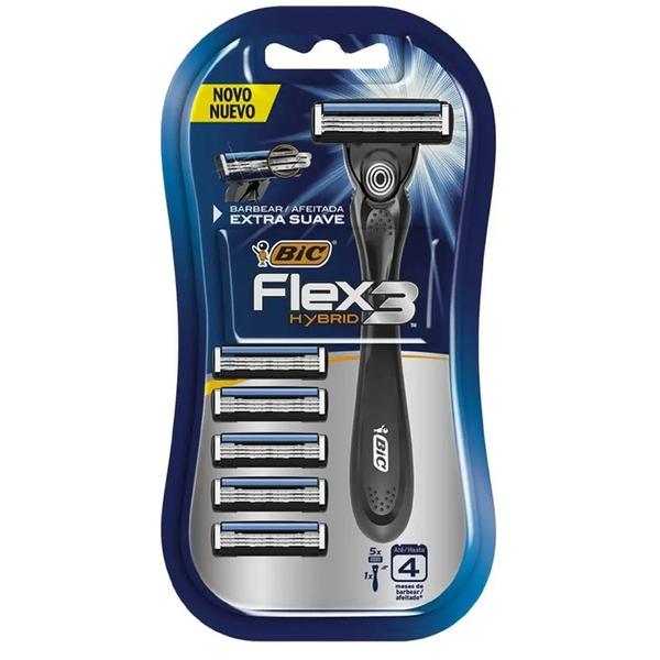 AP BARBEAR DESC BIC FLEX 3 HYBRID PREM 5 RECARGAS