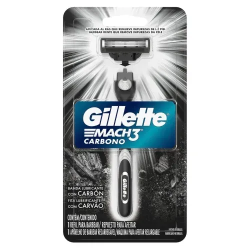 AP DE BARBEAR MACH3 CARBONO GILLETTE