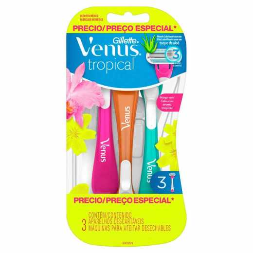 AP DEPILACAO VENUS 3 TROPICAL GILLETTE C/3 