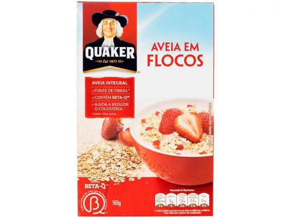 AVEIA EM FLOCOS REGULAR QUAKER 165G