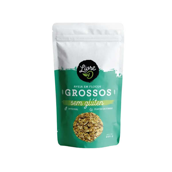 AVEIA FLOCOS LIVRE D GROSSOS S/ GLUTEN 200G