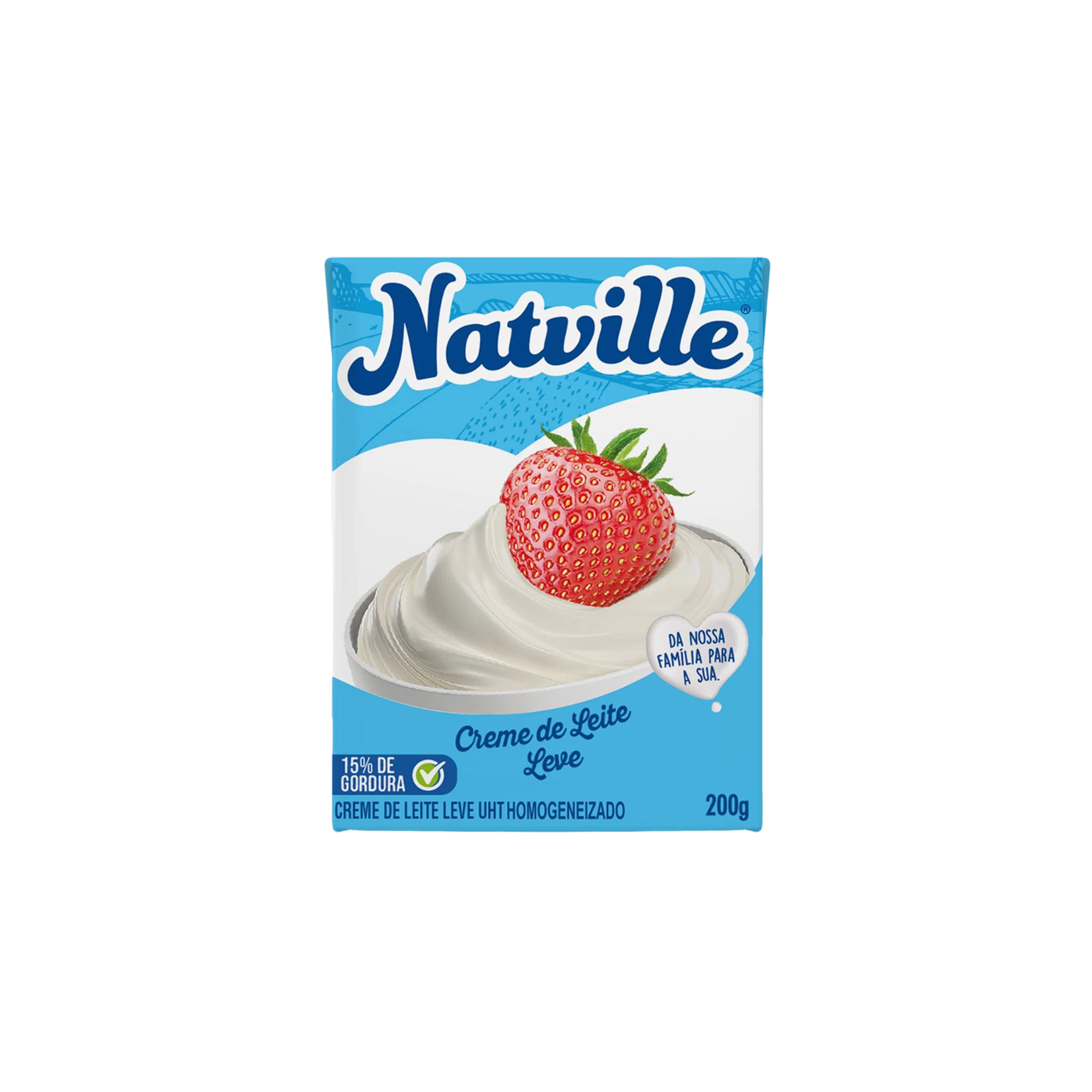 CREME DE LEITE LEVE UHT NATVILLE 200G