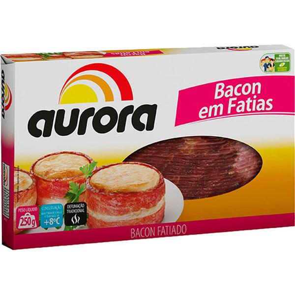 BACON AURORA FATIADO 250G