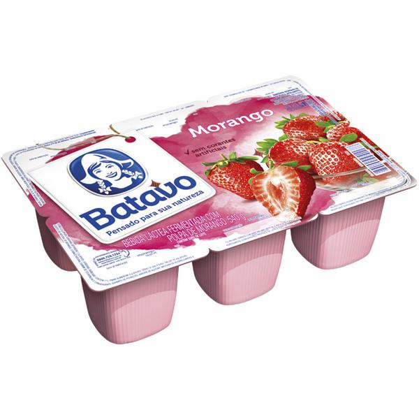 BEBIDA LACTEA BATAVO MORANGO 510G