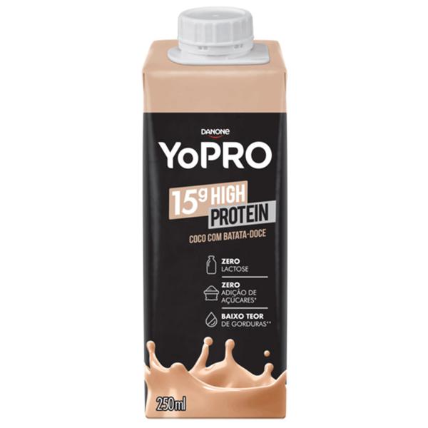 BEBIDA LACTEA YOPRO COCO BATATA 15G 250ML