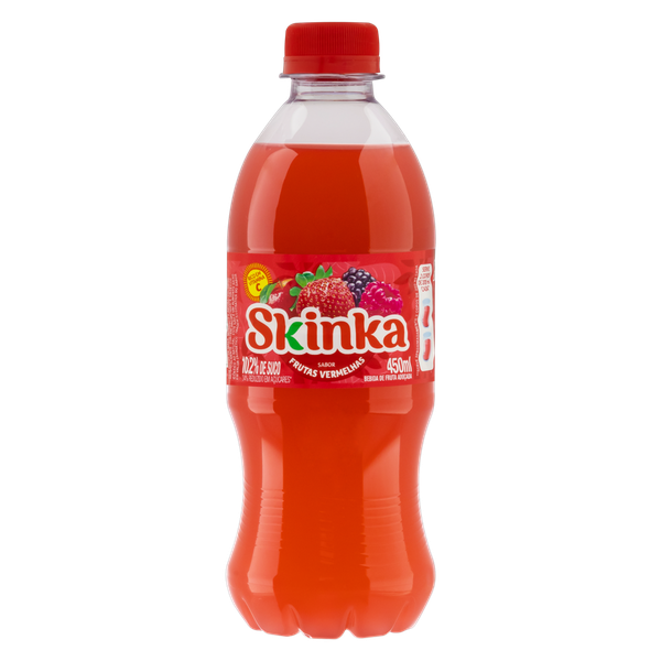 BEBIDA MISTA FRUTAS VERMELHAS PET SKINKA 450ML