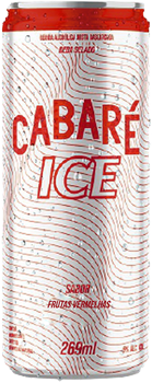 BEBIDA MISTA ICE CABARE FRUTAS VERM LT 269ML