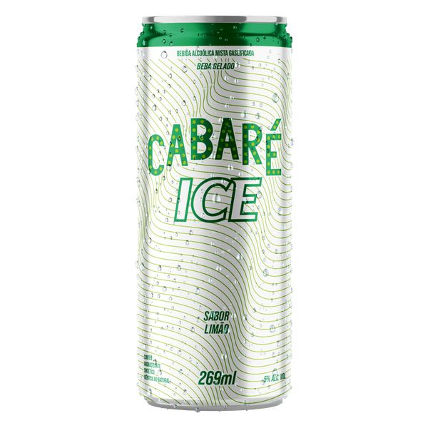 BEBIDA MISTA ICE CABARE LIMAO LT 269ML