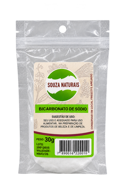 BICARBONATO DE SODIO SOUZA NATURAIS SC 30G