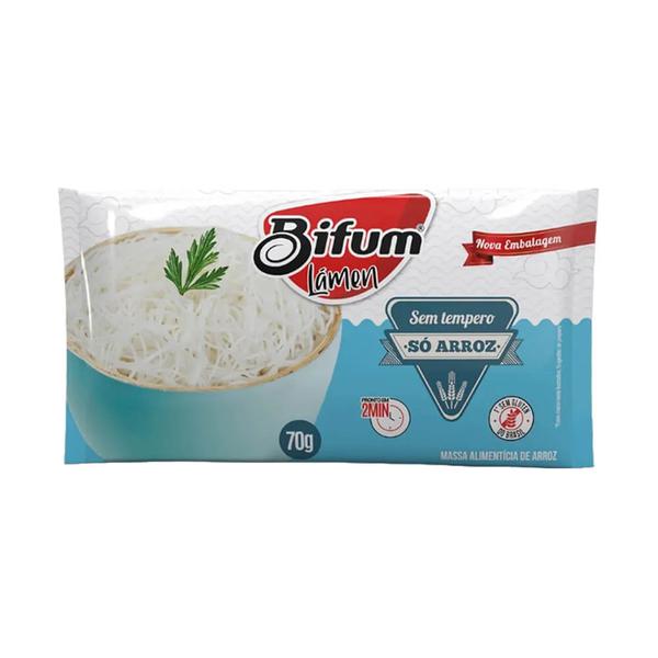 BIFUM MASSA INST SO ARROZ 70G