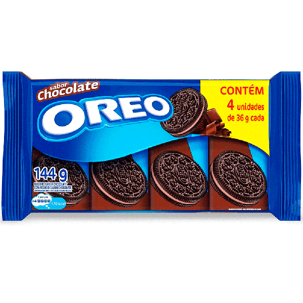BISC RECH OREO CHOCOLATE 144G