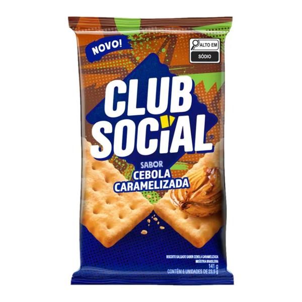 BISC SALG CLUB SOCIAL CEBOLA CARAMELIZADA 141G