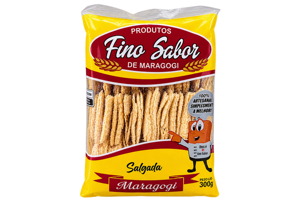 BISC SALGADO FINO SABOR MARAGOGI 300G