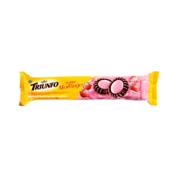 BISC TRIUNFO TORTINI MORANGO 90G