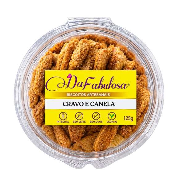 BISCOITO DA FABULOSA CRAVO E CANELA PT 125G