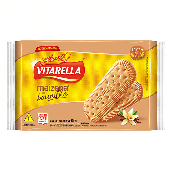 BISCOITO VITARELLA MAIZENA BAUNILHA 350G