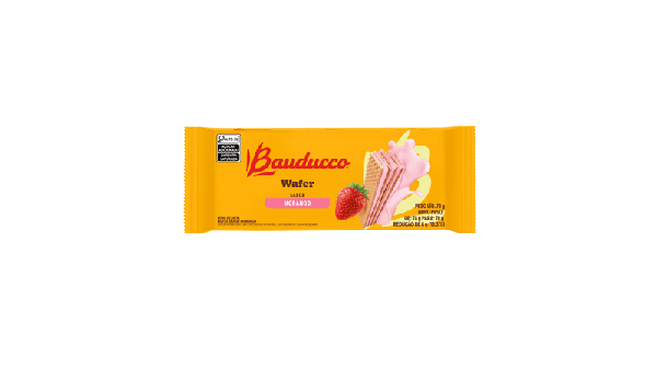 BISCOITO WAFFER MORANGO BAUDUCCO 70G